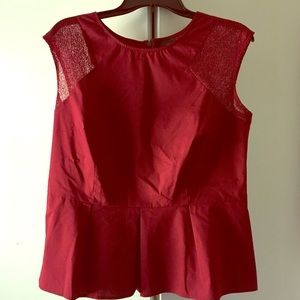 WORTHINGTON BURGUNDY TOP